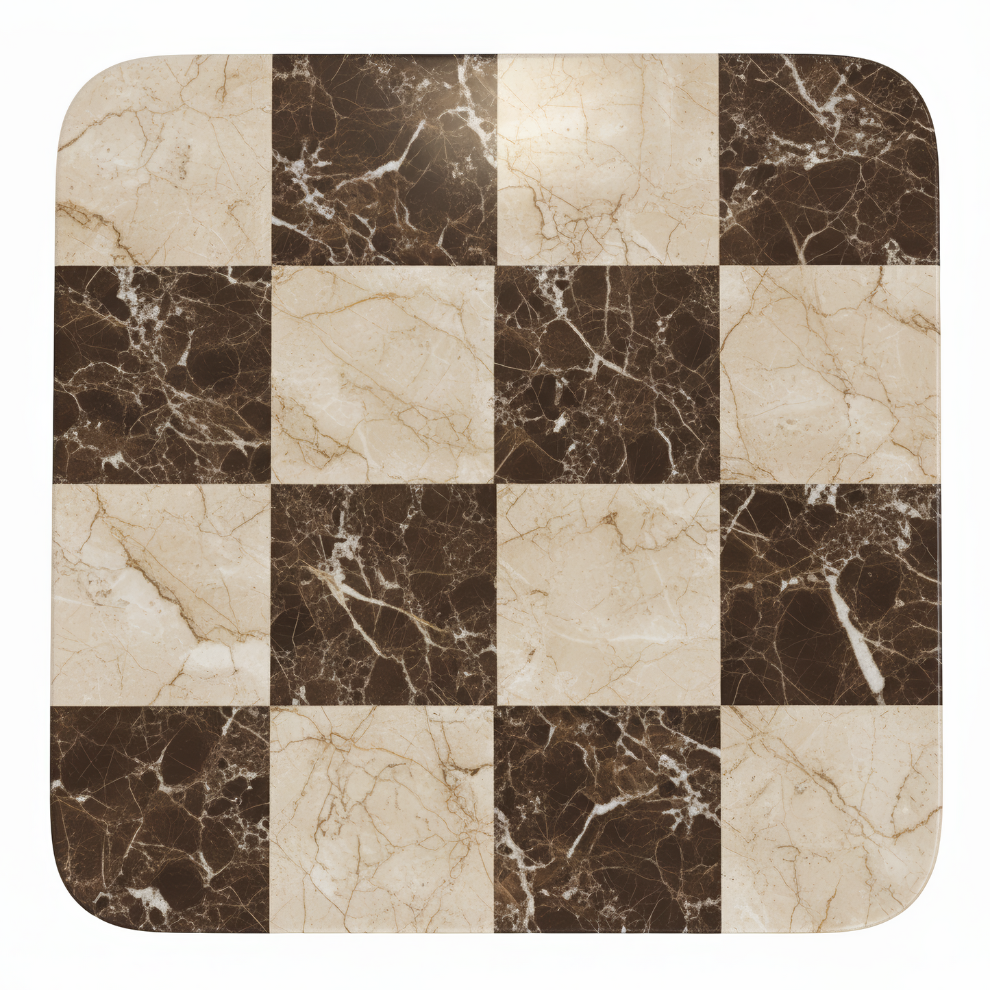 Chess Marble Side Table