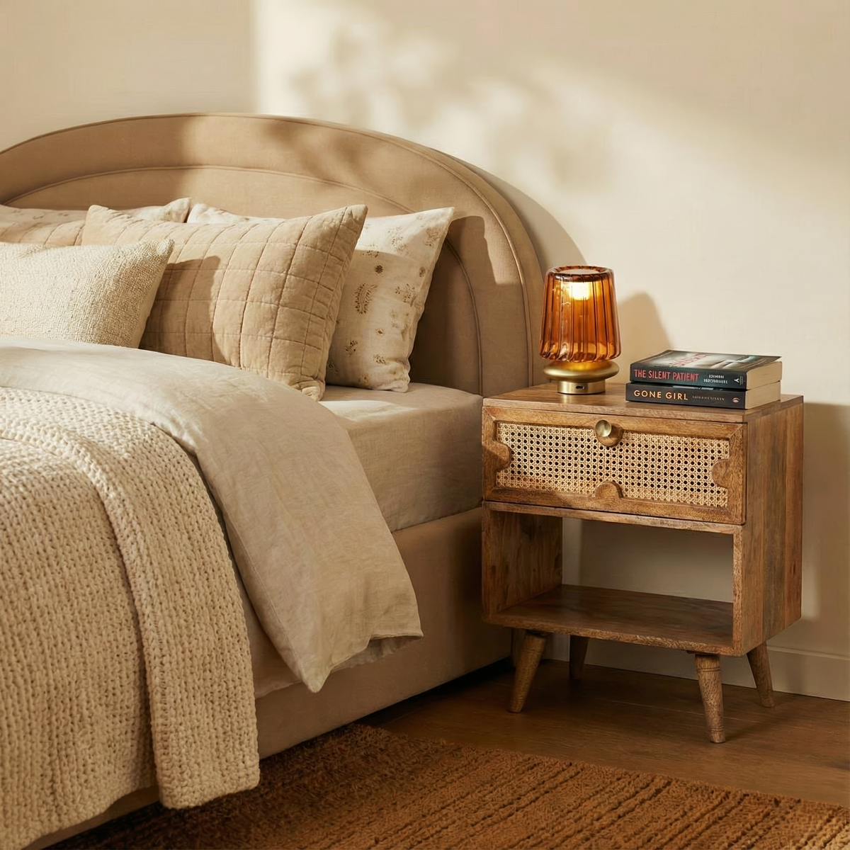 Carter 1 Drawer Bedside Table