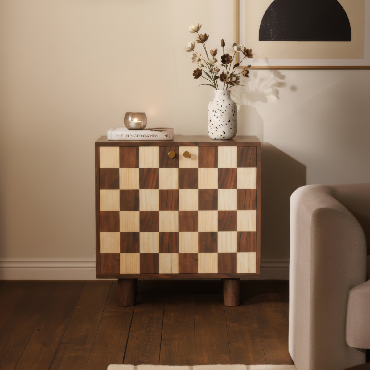 Chess Small Cabinet
