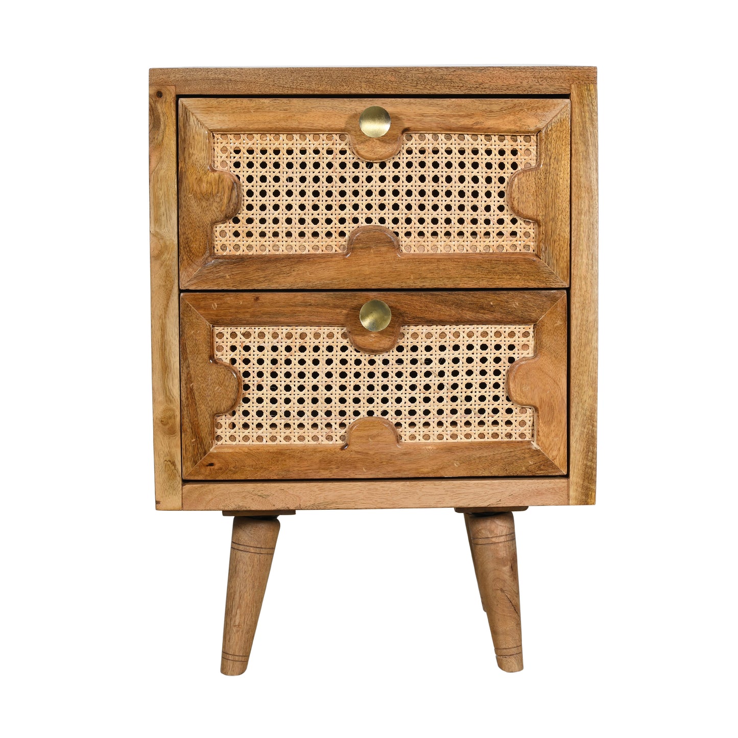 Carter 2 Drawers Bedside Table