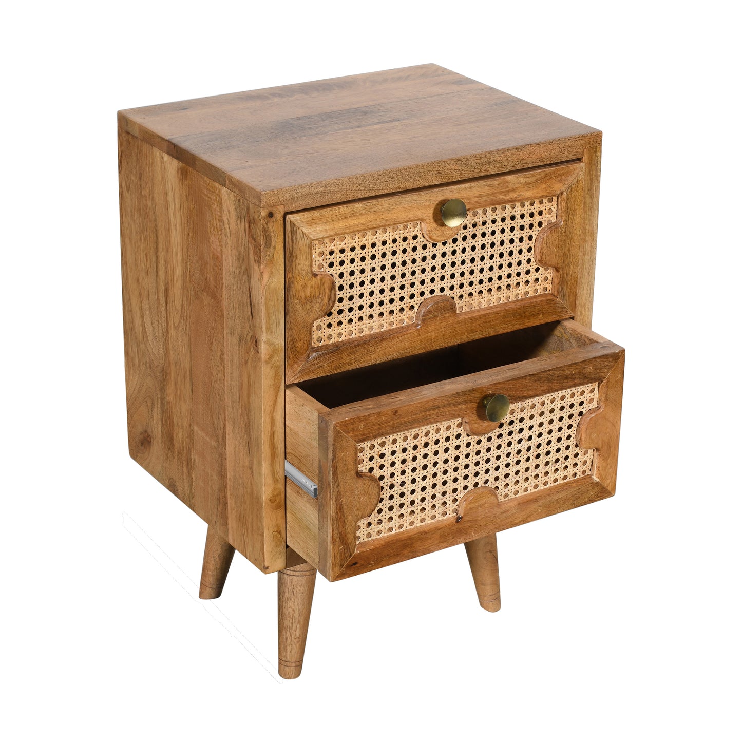 Carter 2 Drawers Bedside Table