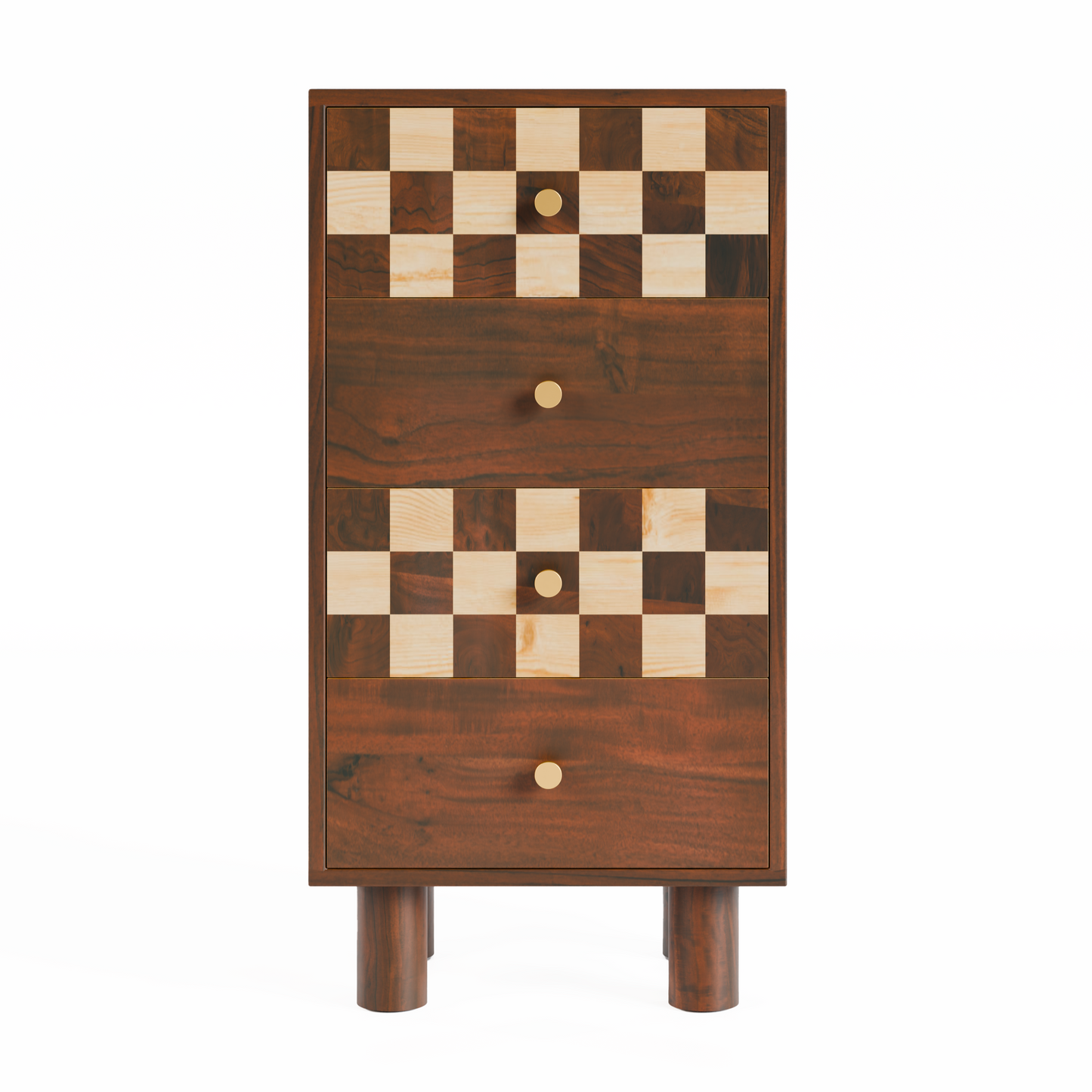 Chess dresser, 4-drawer chest