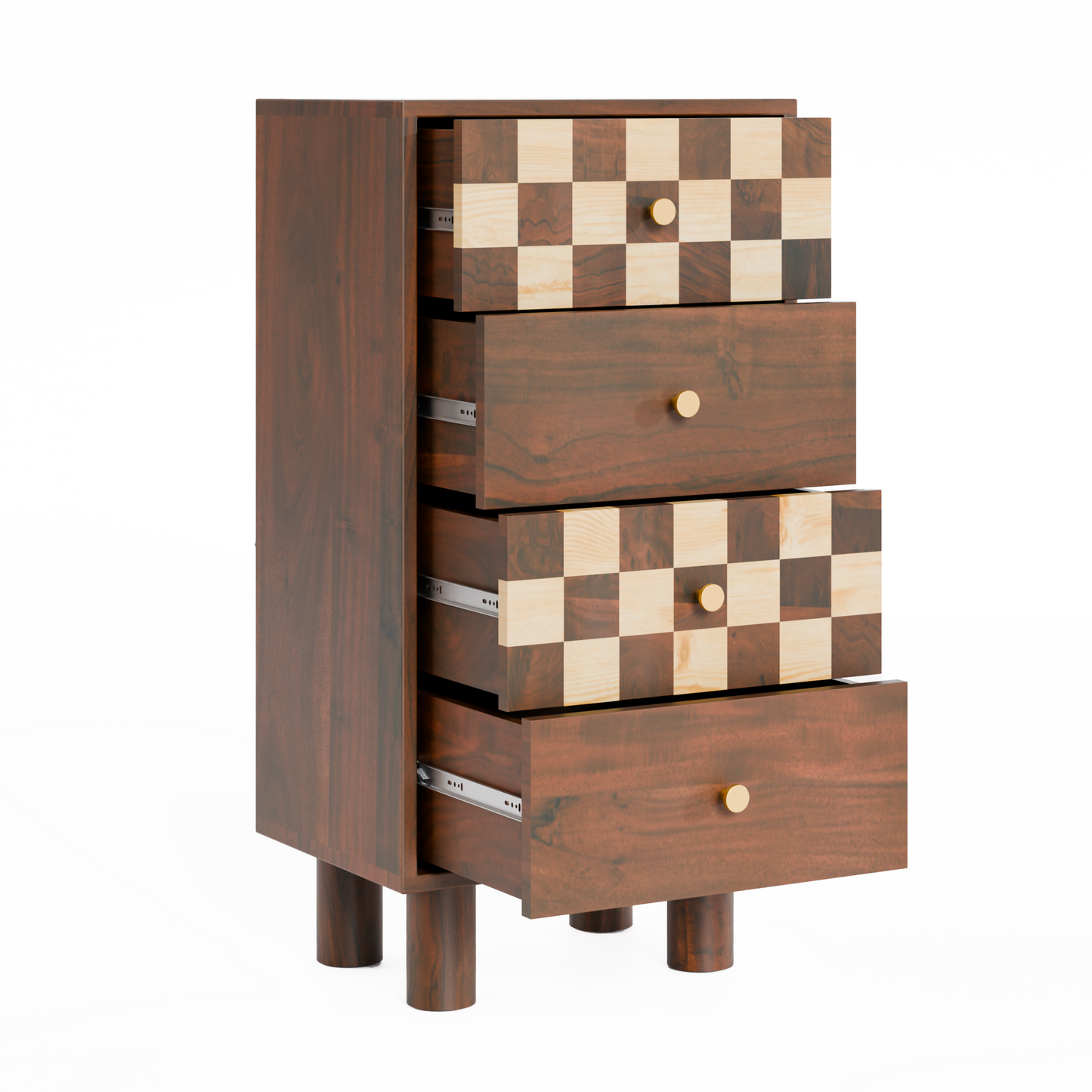 Chess dresser, 4-drawer chest