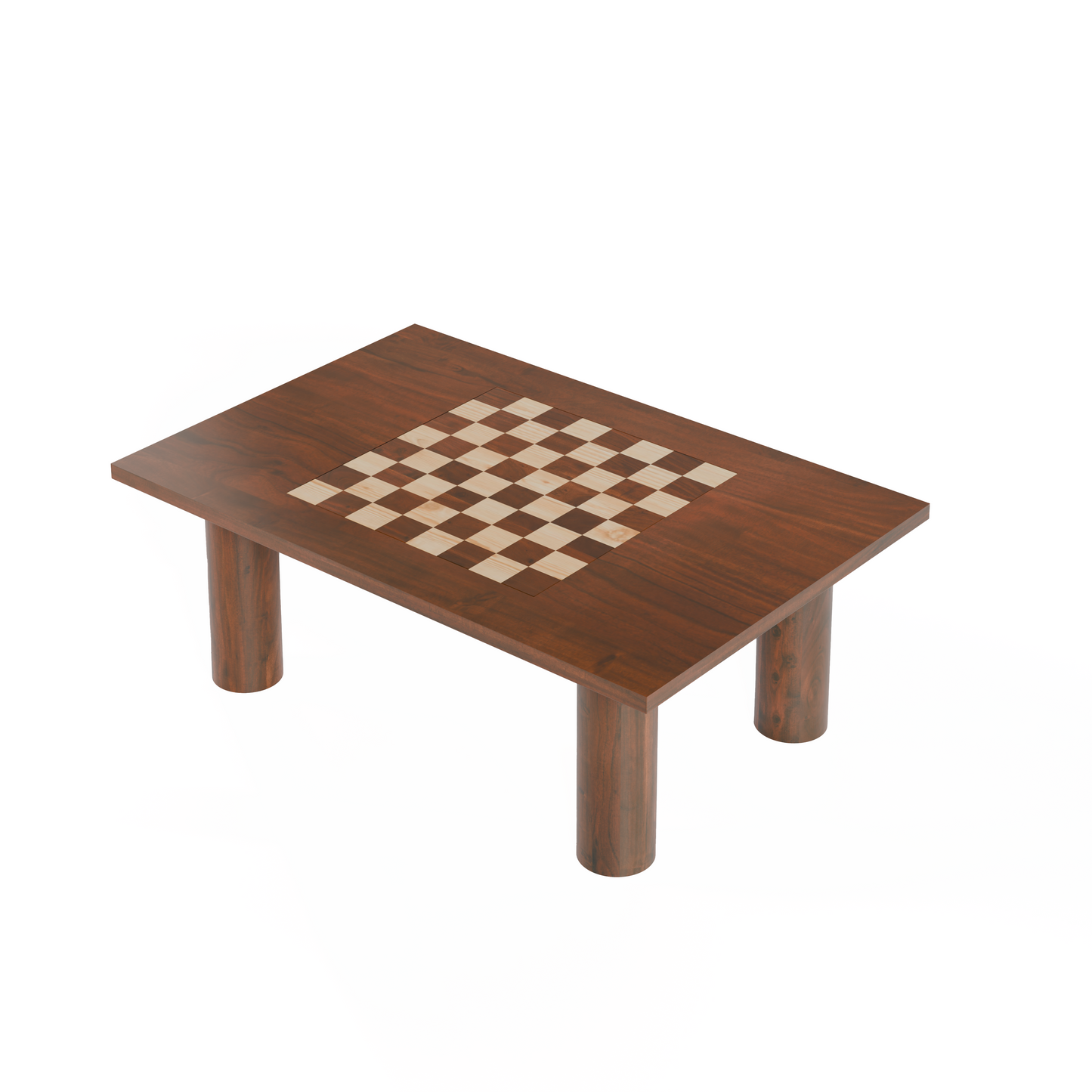 Chess coffee table, solid wood table, solid wood coffee table