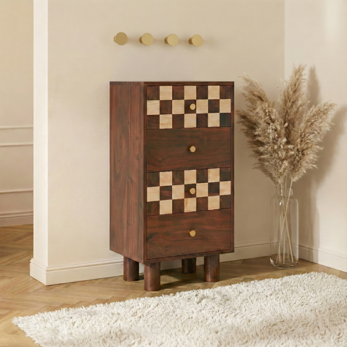 Chess 4 Drawer Dresser