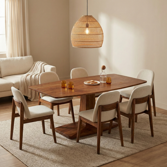 Boat 6 Seater Dining Table