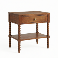 Bobbin Bedside Table