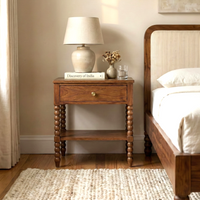 Bobbin Bedside Table