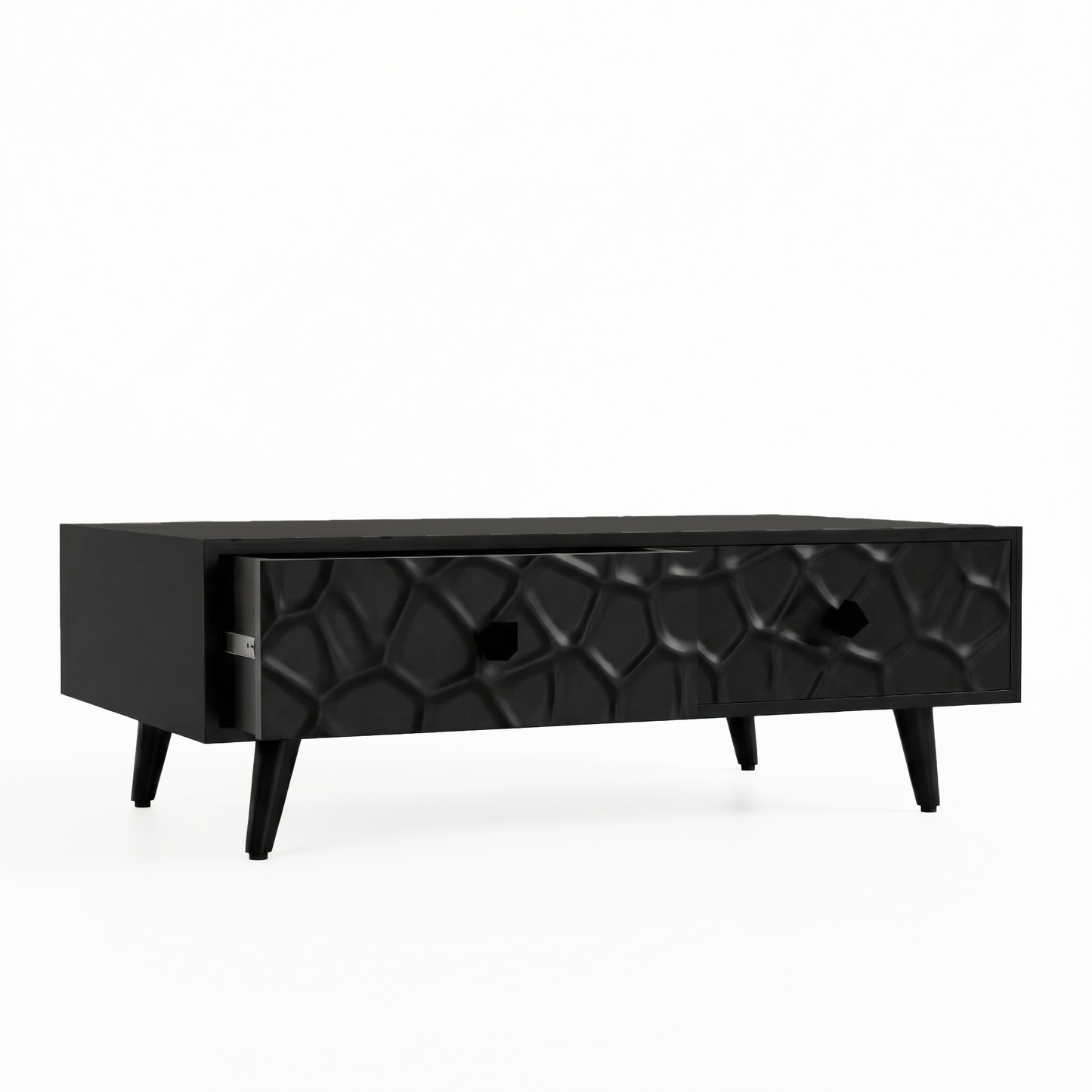Crater 2 Drawer Coffee Table