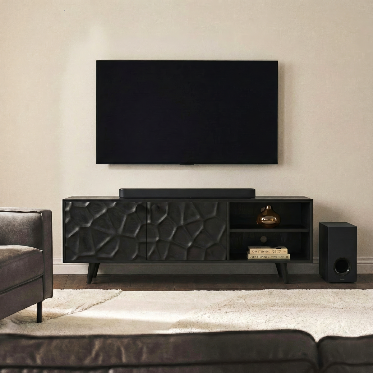 Crater TV cabinet