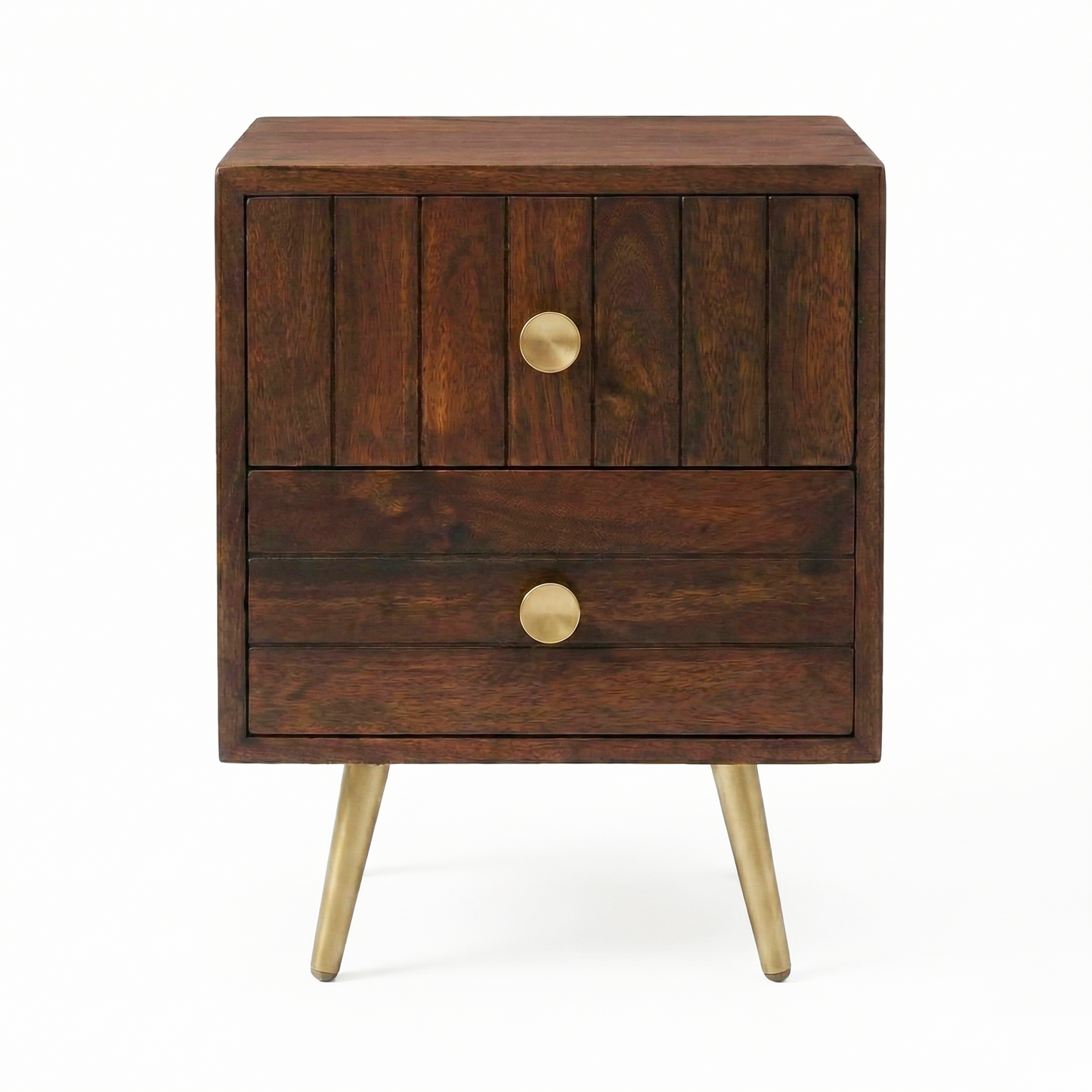 Slat Bedside Table