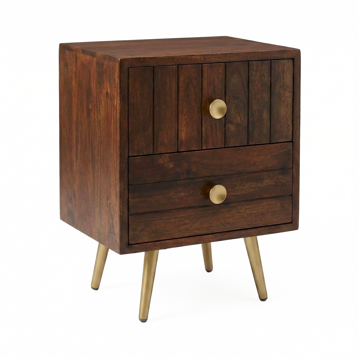 Slat Bedside Table