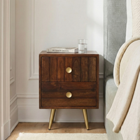 Slat Bedside Table