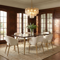 Slat 6 Seater Dining Table