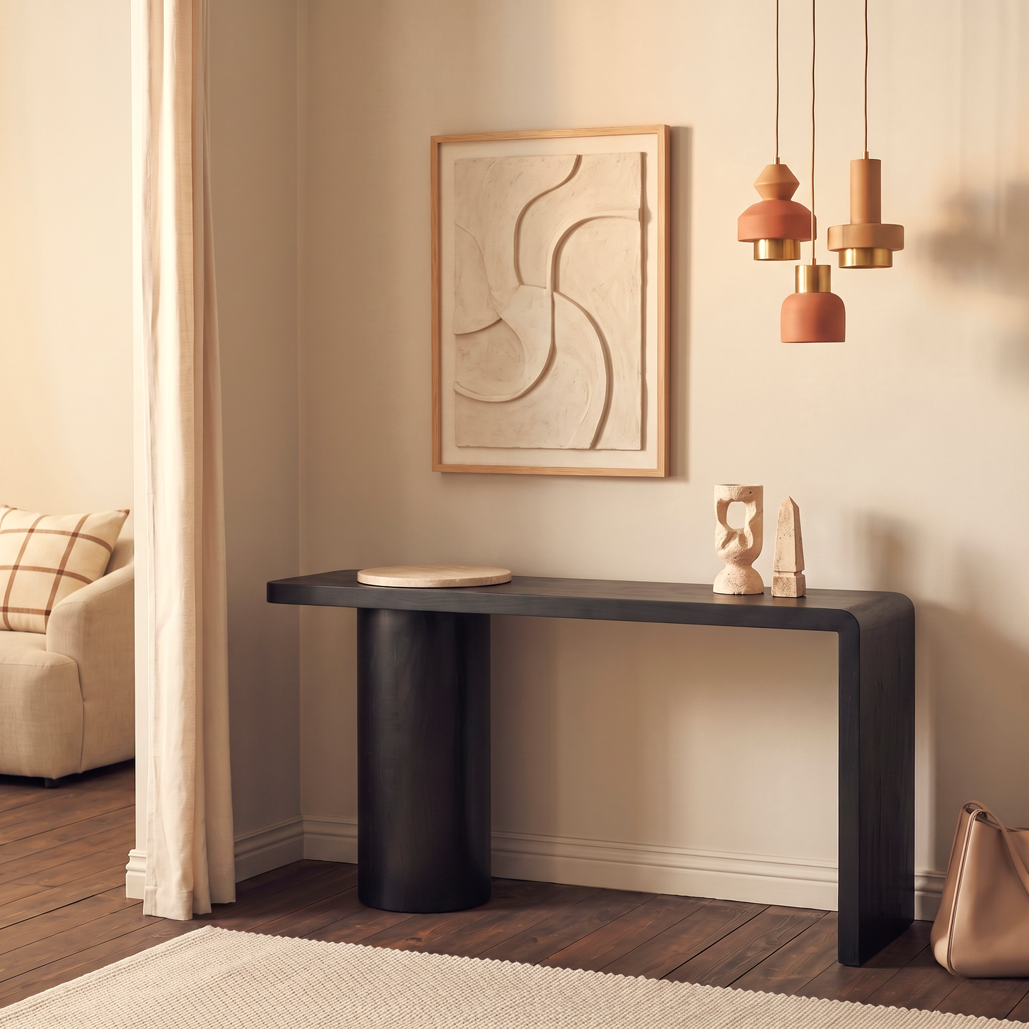 Waterfall Console Table